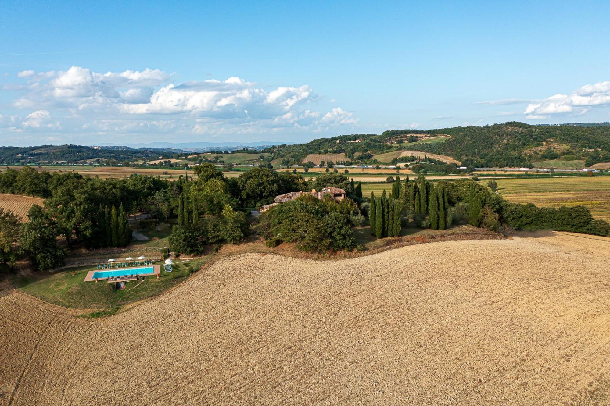 Villa Palazzo Bello Con Piscina E Ac - Cetona Exterior photo