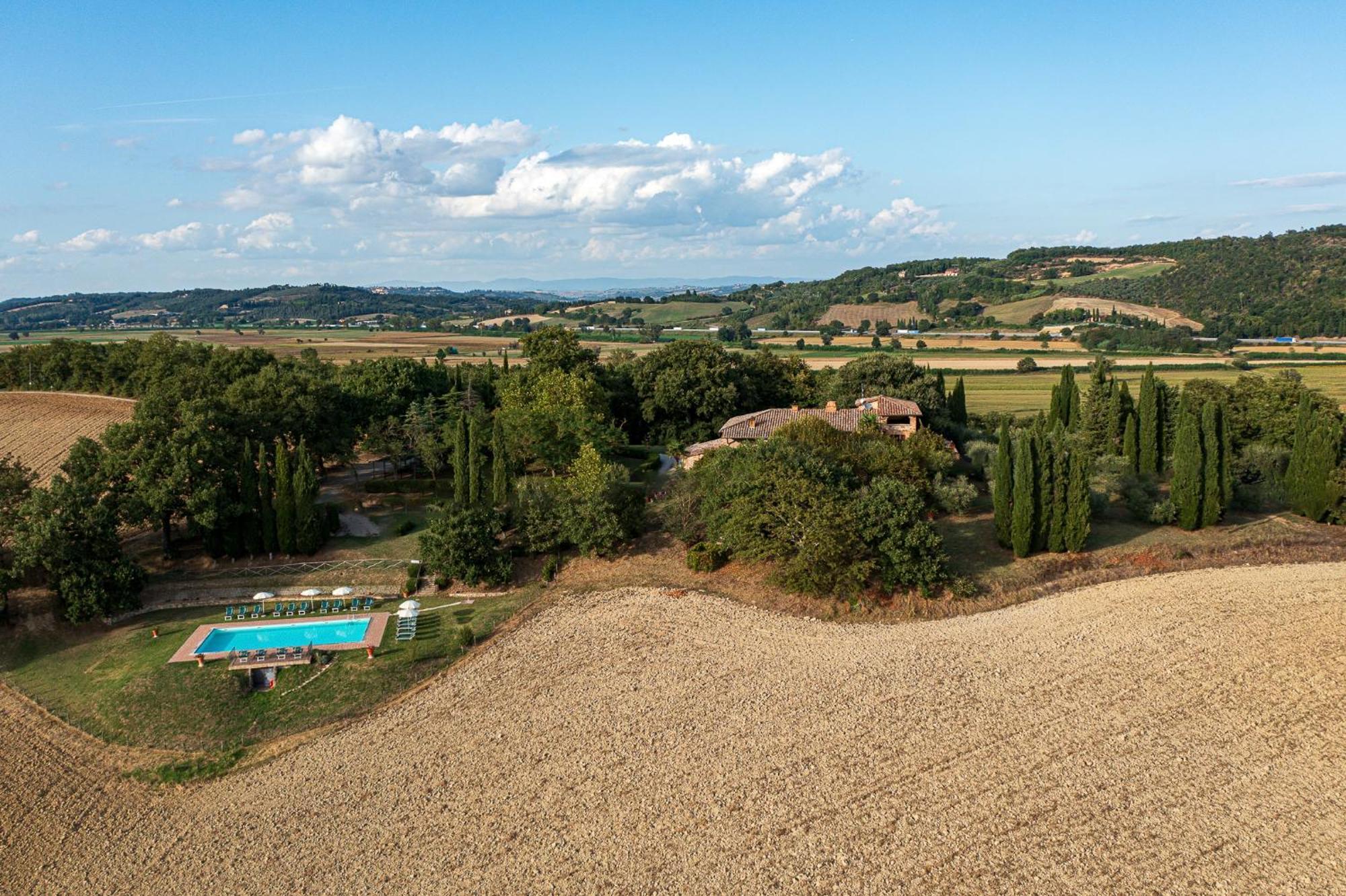 Villa Palazzo Bello Con Piscina E Ac - Cetona Exterior photo